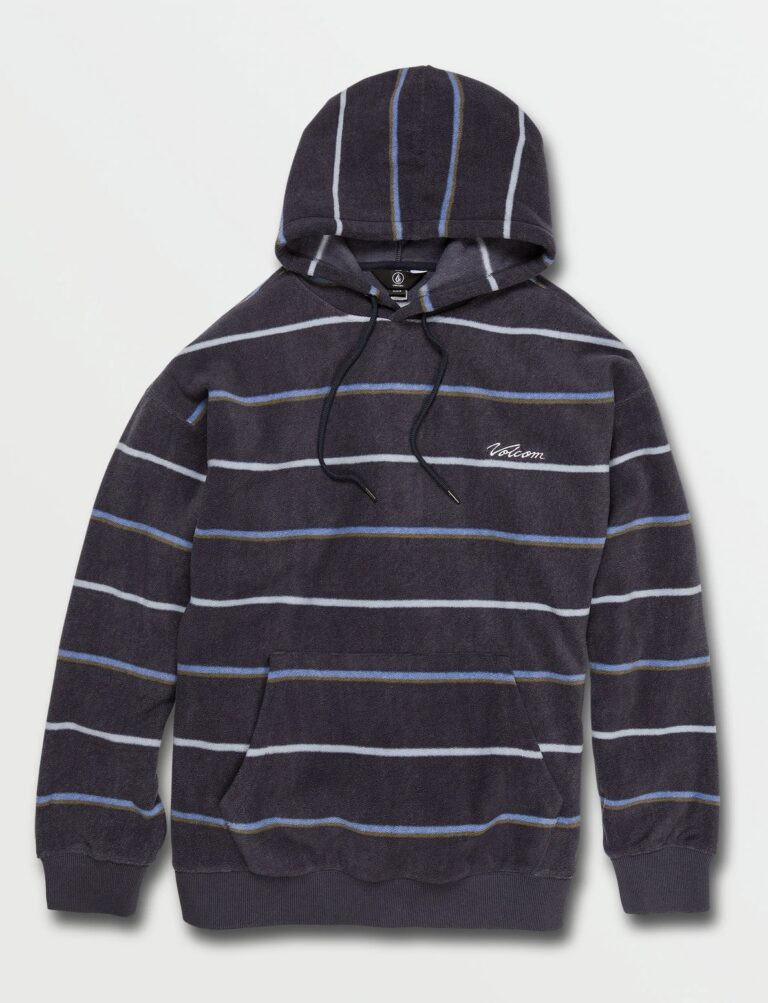 Volcom Throw Polar Fleece Kapuzen Pullover gr.M (blau)