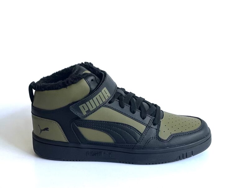 Puma Rebound Mid Winterboots Herren (schwarz/oliv)