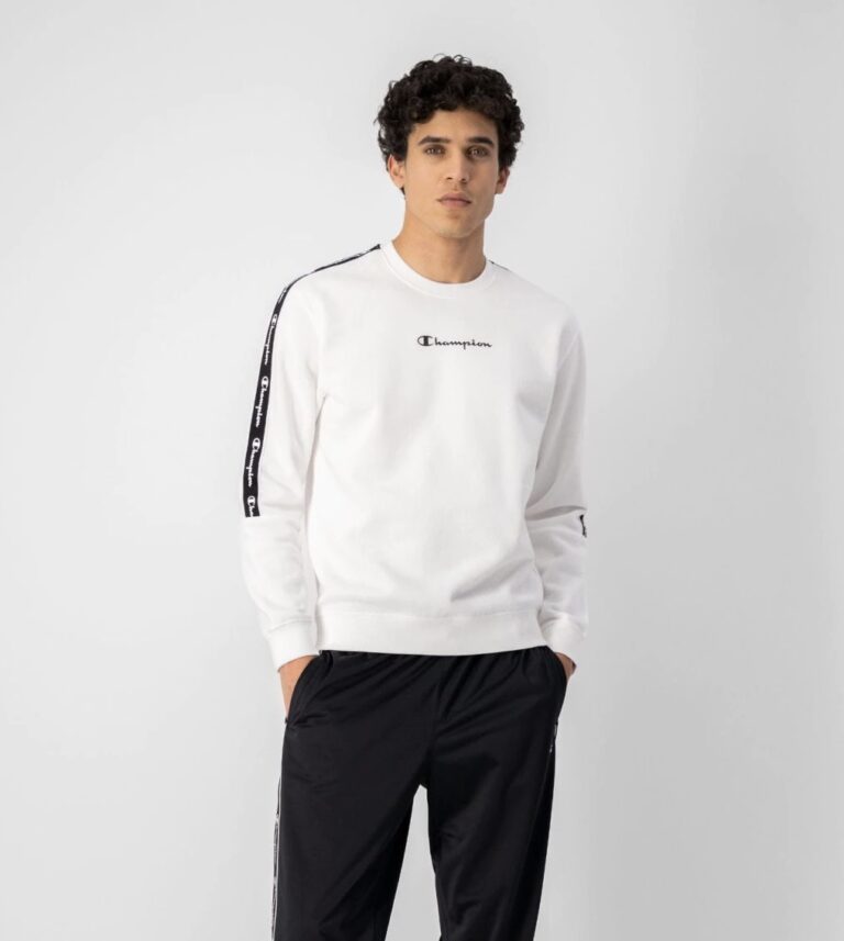 Champion Logo Line Sweatshirt (weiß)