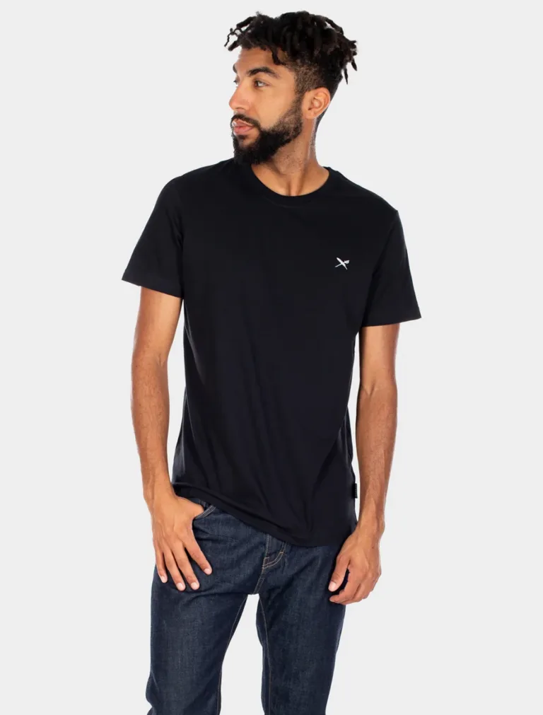 Iriedaily Mini Flag Logo T-Shirt (schwarz)