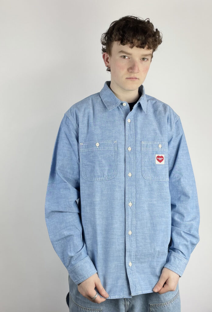 Carhartt WIP Clink Heart Jeans Hemd (blau)