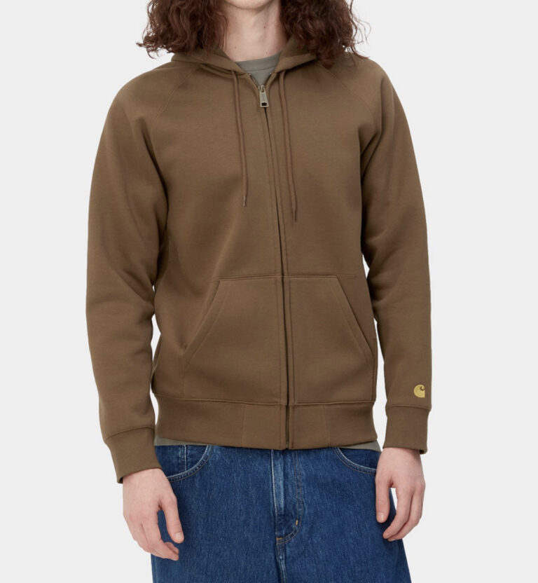 Carhartt Wip Hooded Chase Zip Jacket (braun)