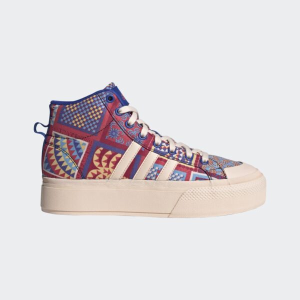 Adidas Bravada Platform Damen Sneaker (rot/blau)