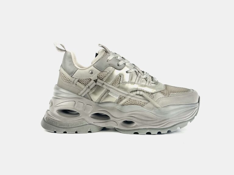 Buffalo Triplet Hollow Vintage Damen Sneaker beige/gold