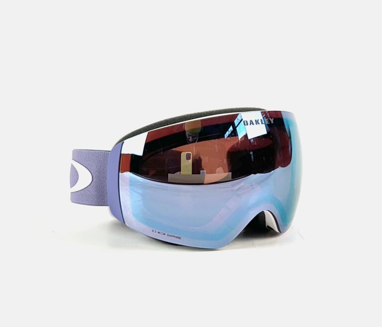 Oakley Flight Deck M Goggle Ski/Snowboard Brille Sapphire Iridium (blau/lila)