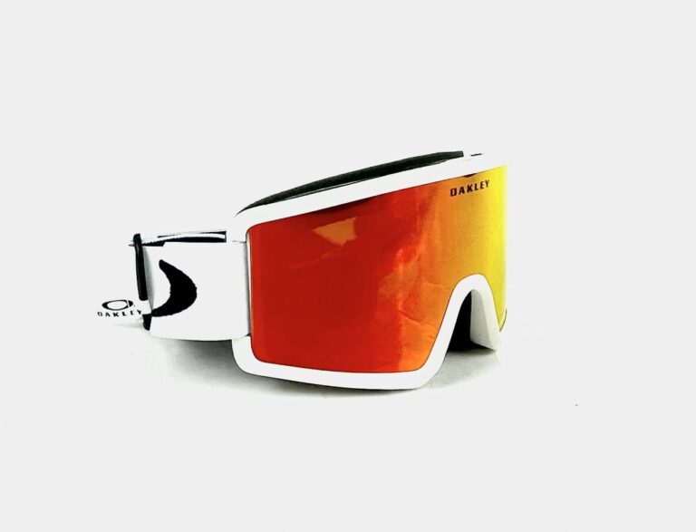 Oakley Target Line L Goggle Ski/Snowboard Brille Fire Iridium (weiß)